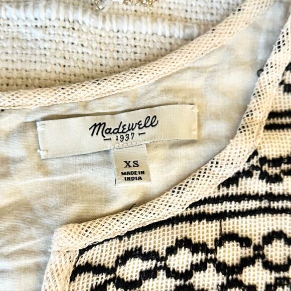 Madewell Shift Dress Coastal Cowgirl Western Preppy Boho Prairiecore x-small - Picture 5 of 10